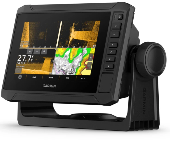 ECHOMAP™ UHD2 6" sv Chartplotters 64sv with GT54UHD-TM Transducer and Garmin Navionics+ U.S. Coastal & Great Lakes Mapping