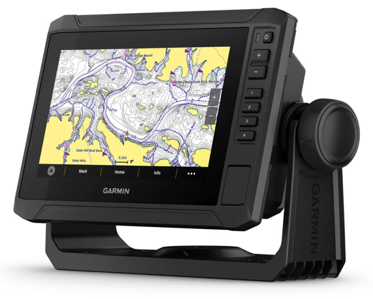 ECHOMAP™ UHD2 7" sv Chartplotters 73sv without Transducer; Includes Garmin Navionics+ U.S. Inland Mapping